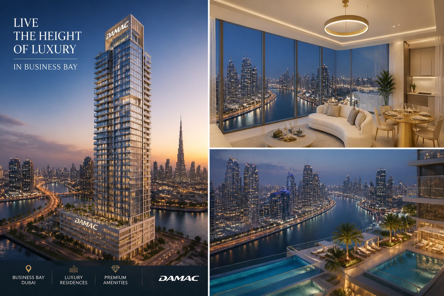 Business Bay Glass Tower Apartment